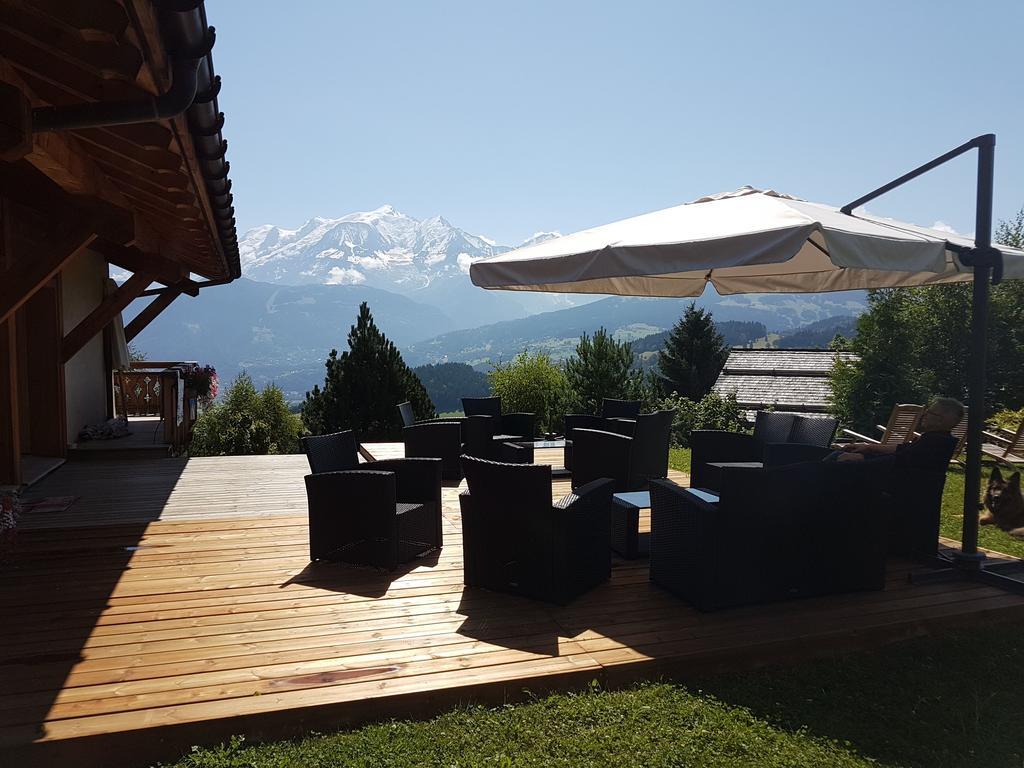 La Joubarbe Au Balcon Du Mont-Blanc Villa Sallanches Exterior foto