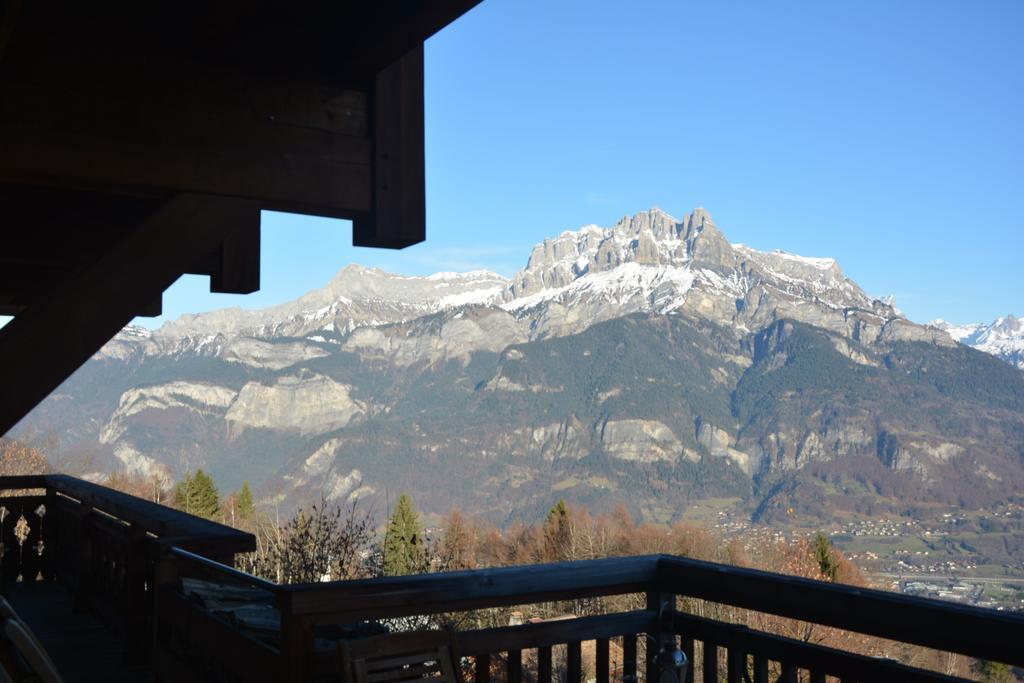 La Joubarbe Au Balcon Du Mont-Blanc Villa Sallanches Exterior foto