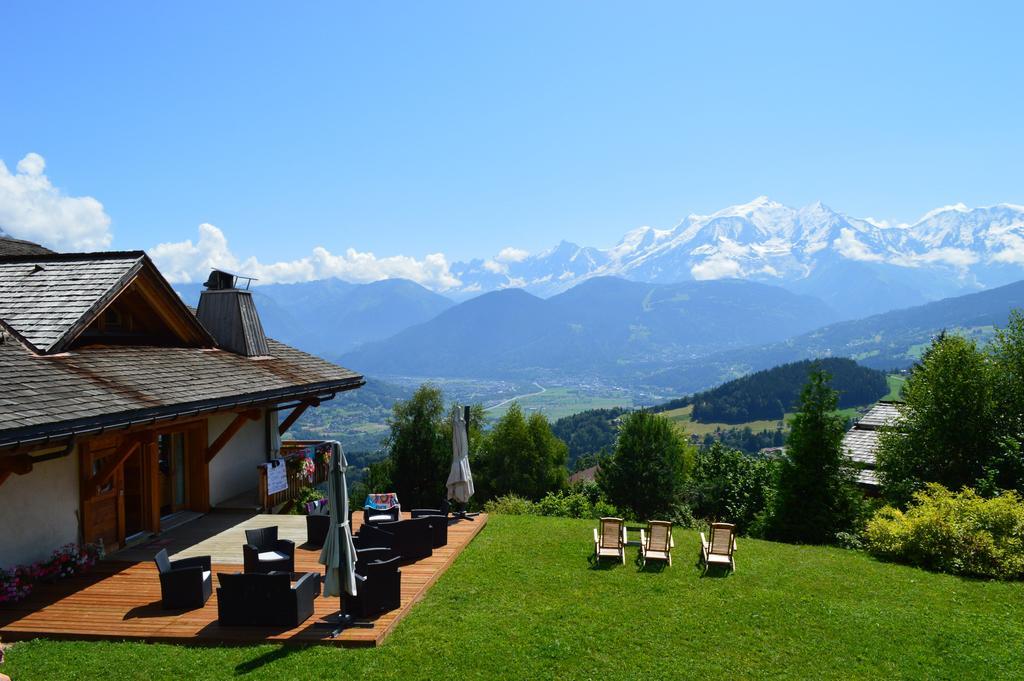 La Joubarbe Au Balcon Du Mont-Blanc Villa Sallanches Exterior foto