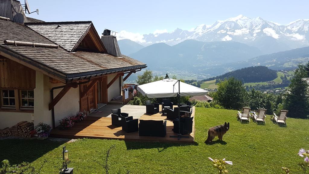 La Joubarbe Au Balcon Du Mont-Blanc Villa Sallanches Exterior foto