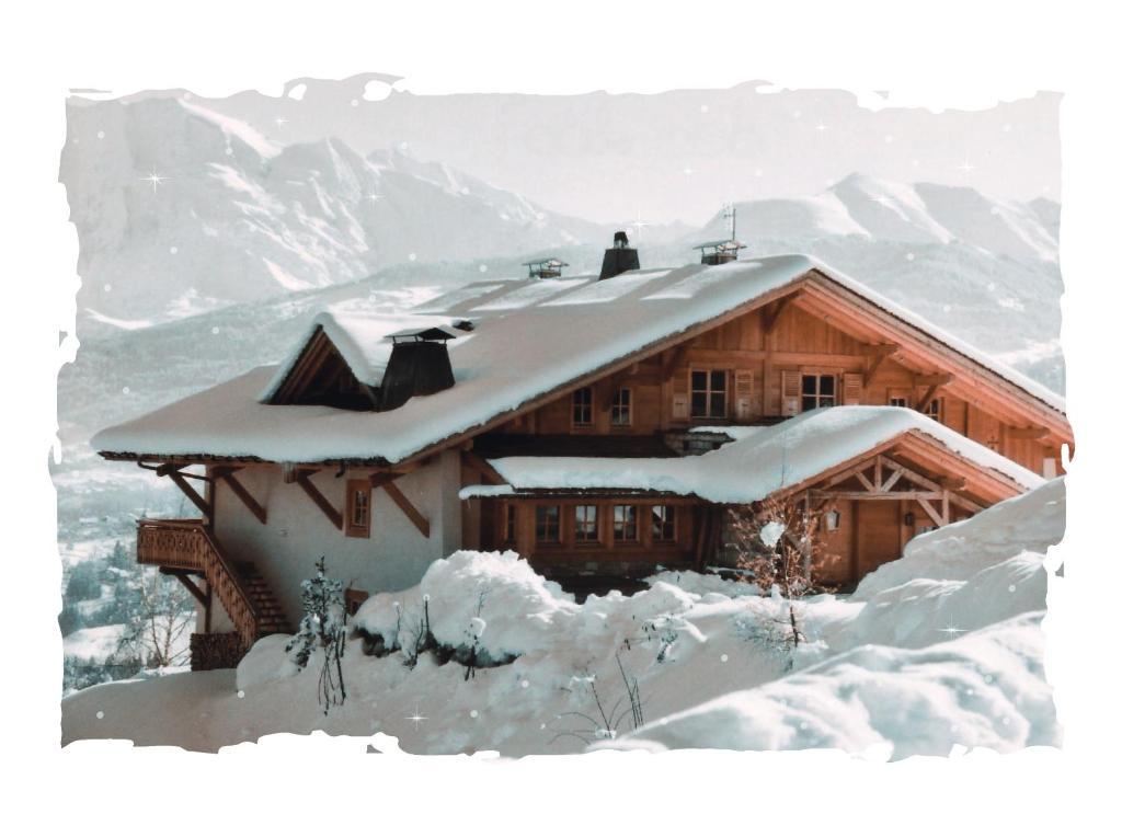 La Joubarbe Au Balcon Du Mont-Blanc Villa Sallanches Exterior foto