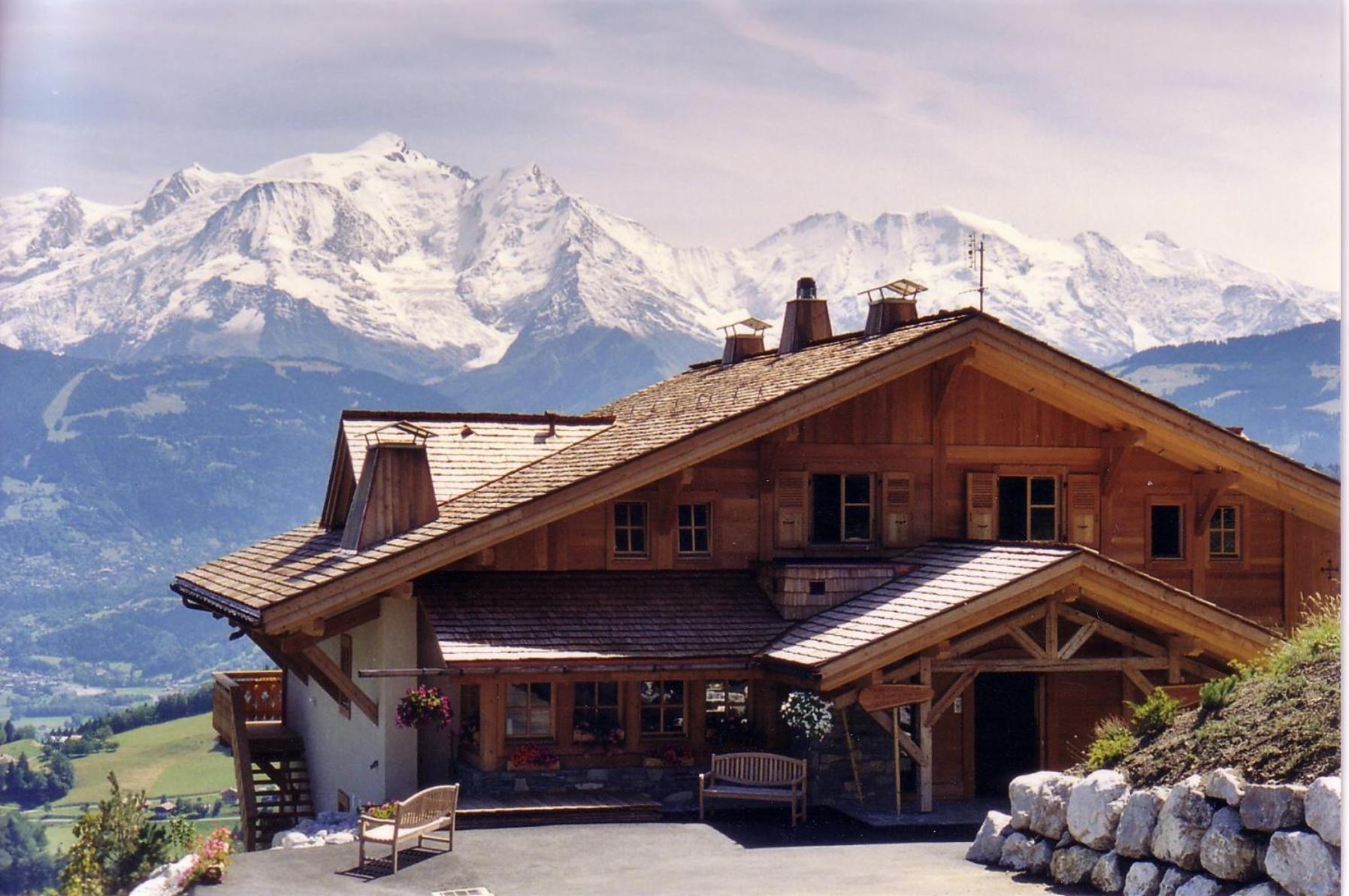 La Joubarbe Au Balcon Du Mont-Blanc Villa Sallanches Exterior foto