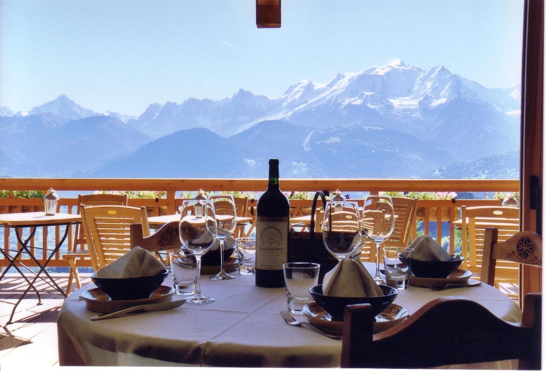 La Joubarbe Au Balcon Du Mont-Blanc Villa Sallanches Exterior foto