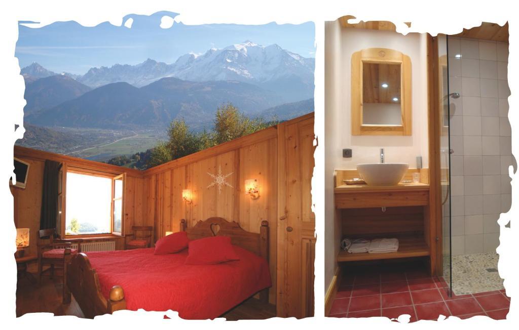 La Joubarbe Au Balcon Du Mont-Blanc Villa Sallanches Cameră foto