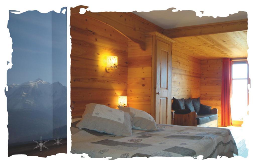 La Joubarbe Au Balcon Du Mont-Blanc Villa Sallanches Cameră foto