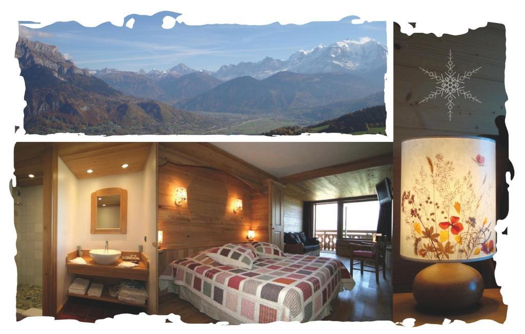 La Joubarbe Au Balcon Du Mont-Blanc Villa Sallanches Cameră foto