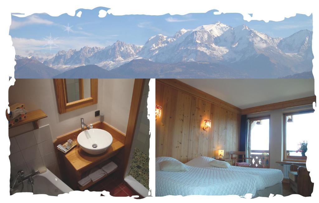 La Joubarbe Au Balcon Du Mont-Blanc Villa Sallanches Cameră foto