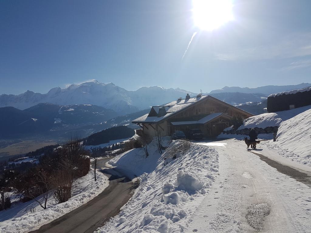La Joubarbe Au Balcon Du Mont-Blanc Villa Sallanches Exterior foto