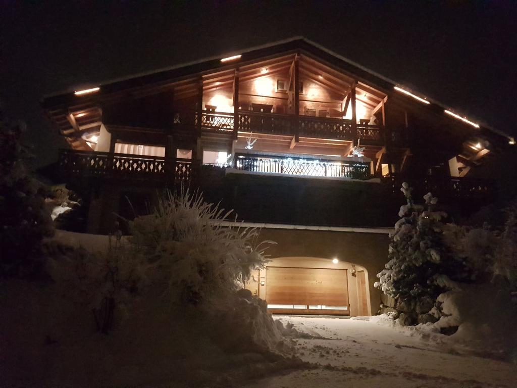 La Joubarbe Au Balcon Du Mont-Blanc Villa Sallanches Exterior foto